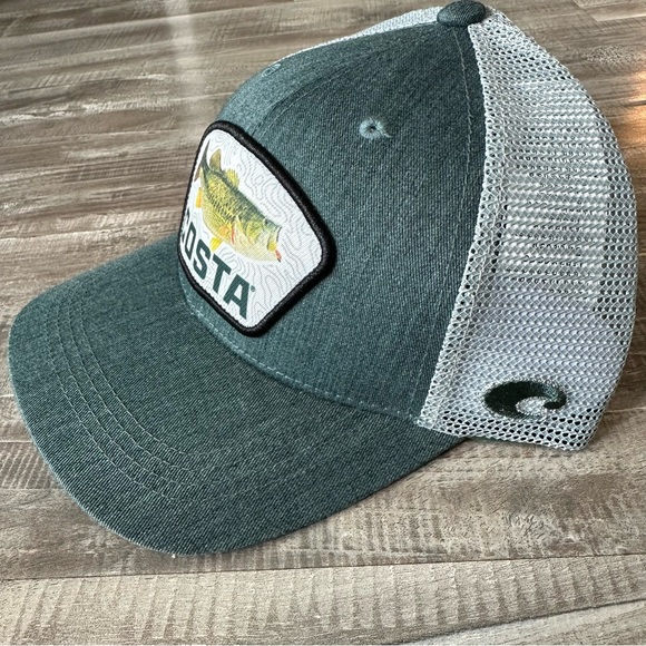 NWT Men’s Costa Del Mar Green Fishing Cap 1/8 total! - Picture 3 of 9